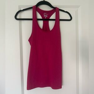 Nike Women's Dri-FIT Racerback Tank Top - Raspberry Pink | Size Small